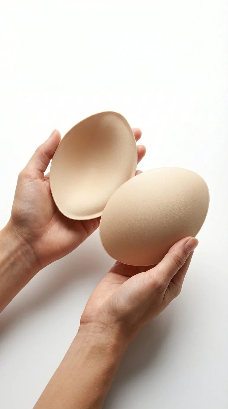 LunaIntim Nude Rengi Push-Up Sütyen Dolgusu Bikini ve Mayo İçi Hacim Veren Sünger - Arka Görünüm